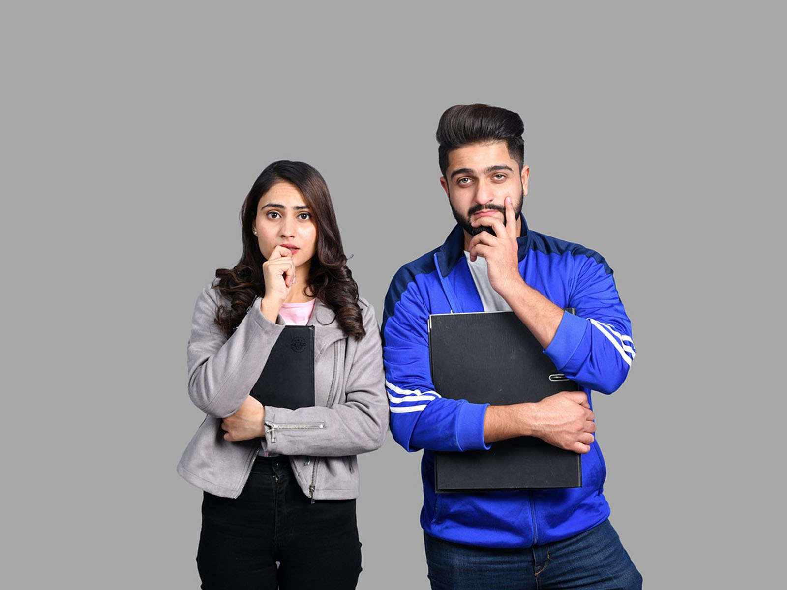 Warren UC - Private International College Consulting - 8 Steps for Securing Strong Letters of Recommendation blog post - Woman and man looking anxiously at camera - Pixabay Fotos pks