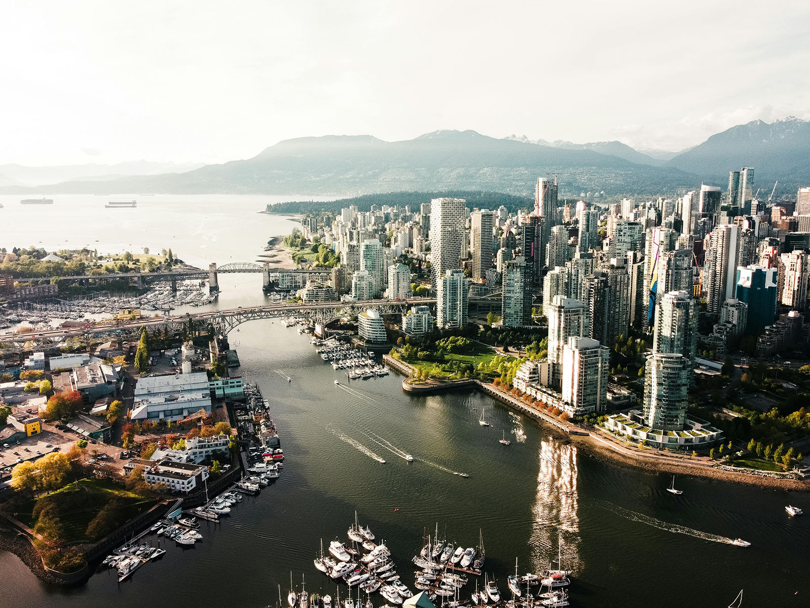 WarrenUC - Private International College Consulting - Canadian universities report jump in US applicants amid Trump crackdown - Aerial shot of Vancouver - Pexels Jeremy Lee